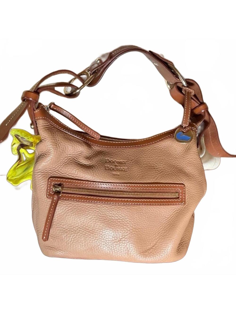 Dooney & Bourke Brown Leather Shoulder Bag